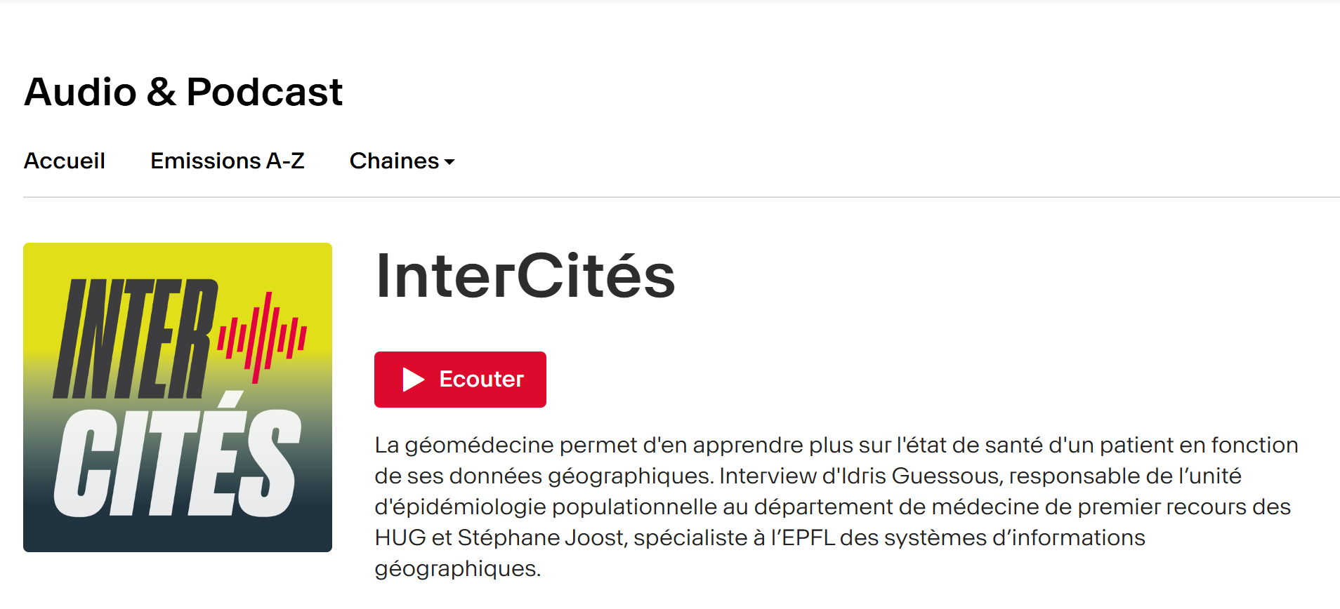 Géomédecine pour les soins primaires